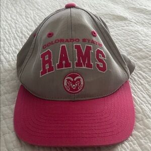 Zephyr Gray and Pink Colorado State Rams Hat